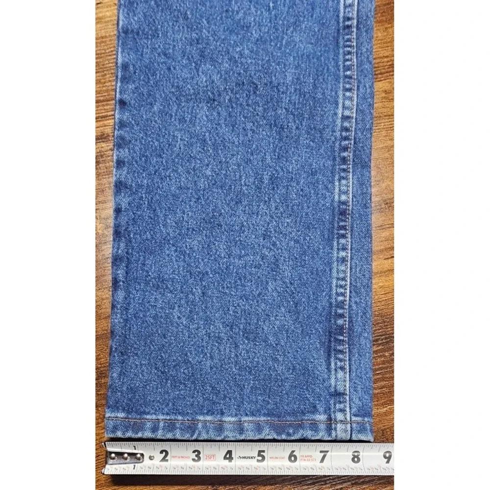 Vintage Wrangler Cowboy Cut Slim Fit Denim Cotton Blue Jeans Men's 34x34 NWT
